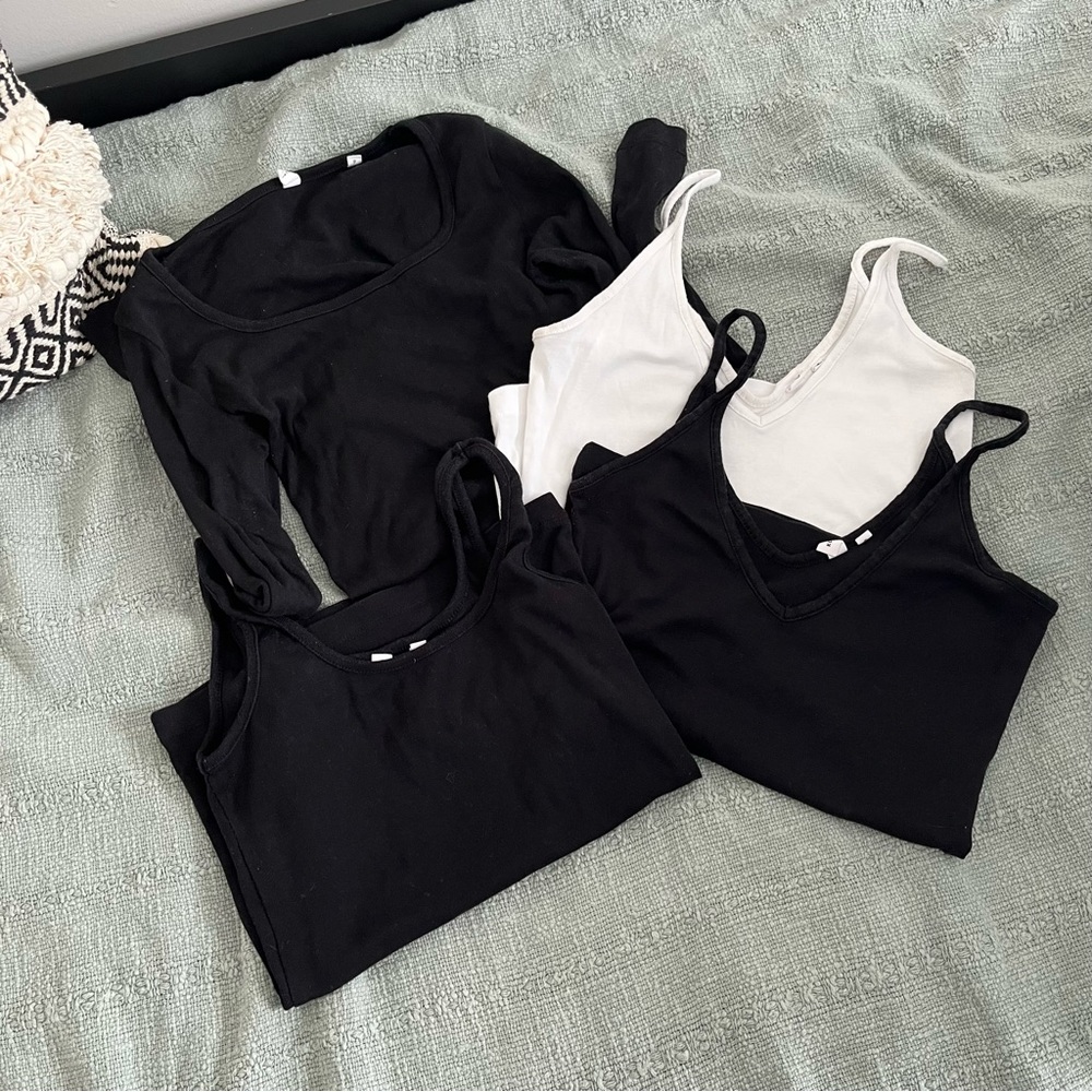 Kotn Basics Bundle - 3 tanks & 1 long sleeve